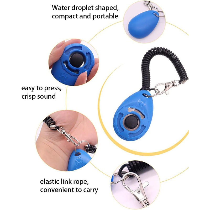 📢🔥🔥Best Sellers:🐶Pet Training Clicker with Wrist Strap🔔