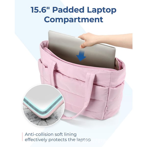 ??Lightweight Puffy Tote Bag