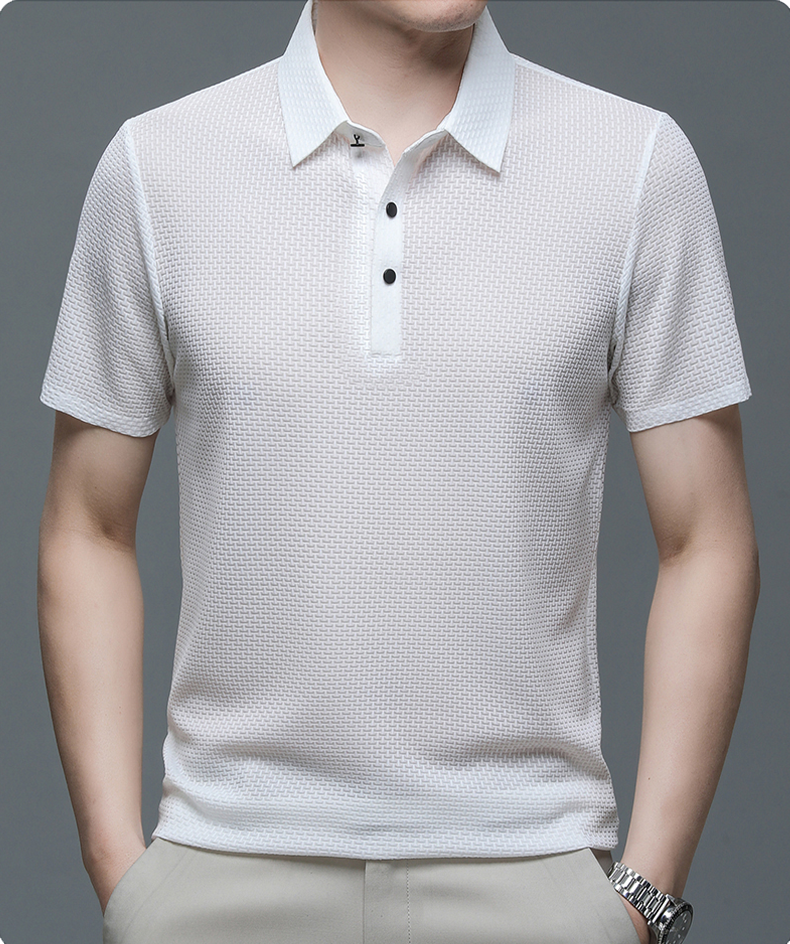 ??Men's Summer Ice Silk T-Shirt