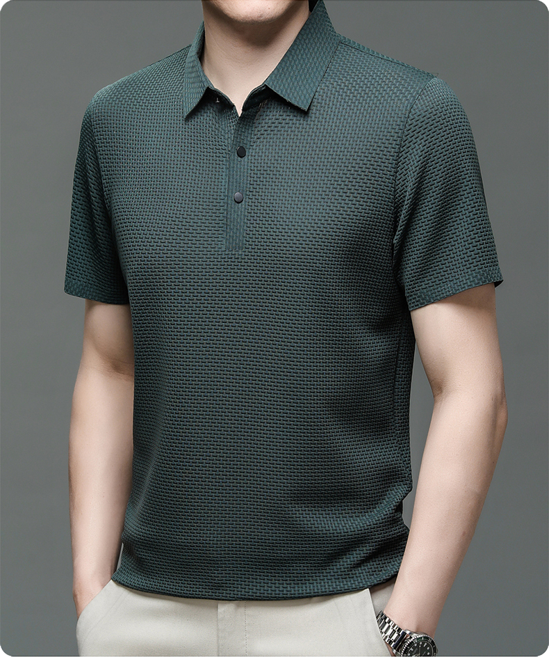 ??Men's Summer Ice Silk T-Shirt