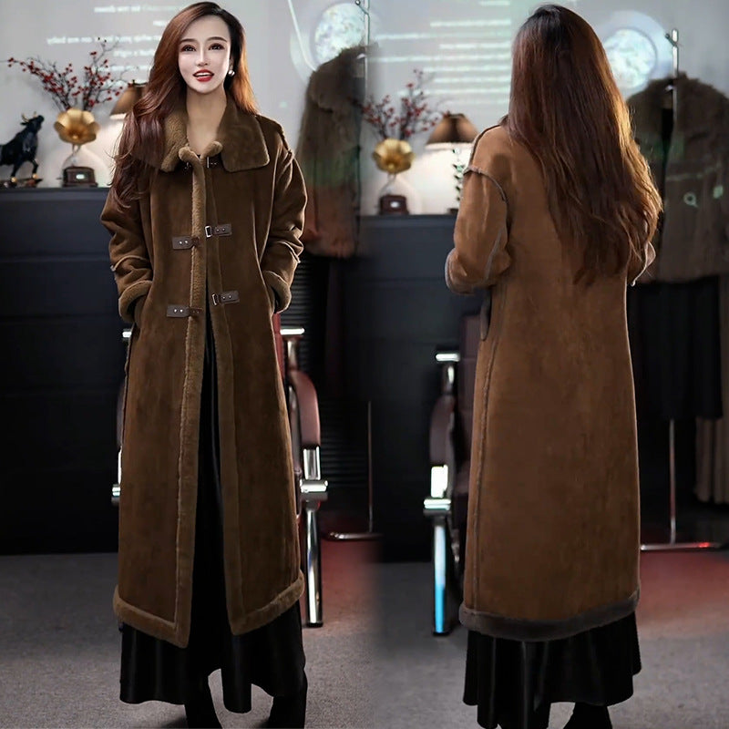 ??Winter Specials?? Stylish Plush Lined Overcoat for Women