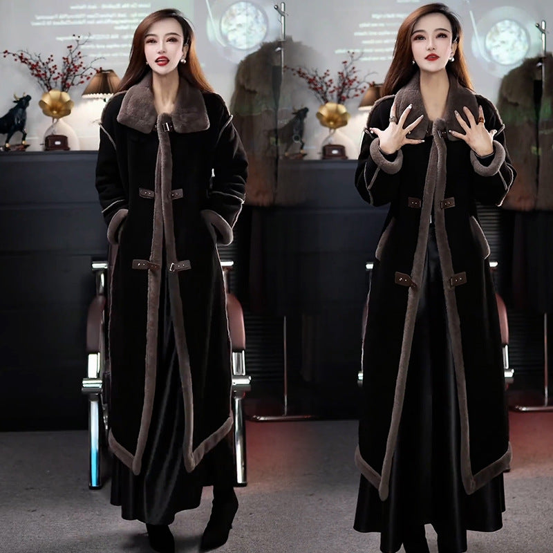 ??Winter Specials?? Stylish Plush Lined Overcoat for Women