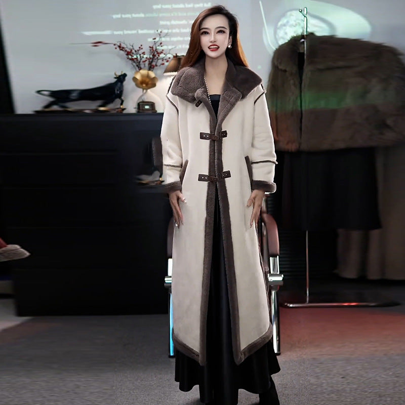 ??Winter Specials?? Stylish Plush Lined Overcoat for Women