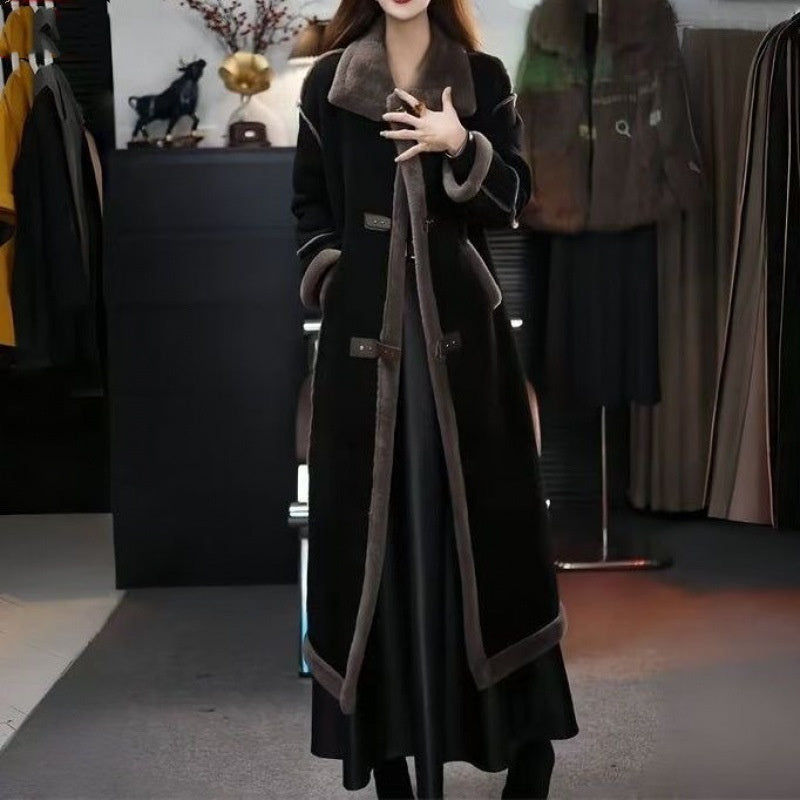 ??Winter Specials?? Stylish Plush Lined Overcoat for Women