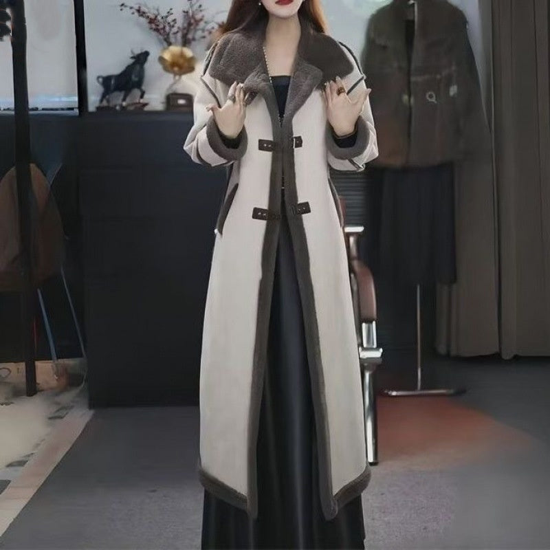 ??Winter Specials?? Stylish Plush Lined Overcoat for Women