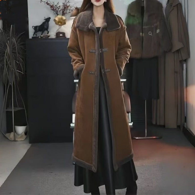 ??Winter Specials?? Stylish Plush Lined Overcoat for Women