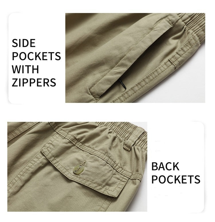 ??Multi-Pocket Durable Ultra Comfort Loose Fit Pants??Perfect combination of utility and comfort??