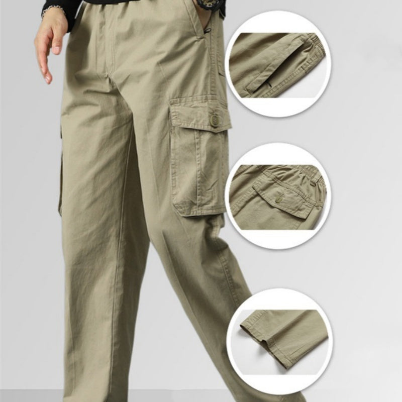 ??Multi-Pocket Durable Ultra Comfort Loose Fit Pants??Perfect combination of utility and comfort??