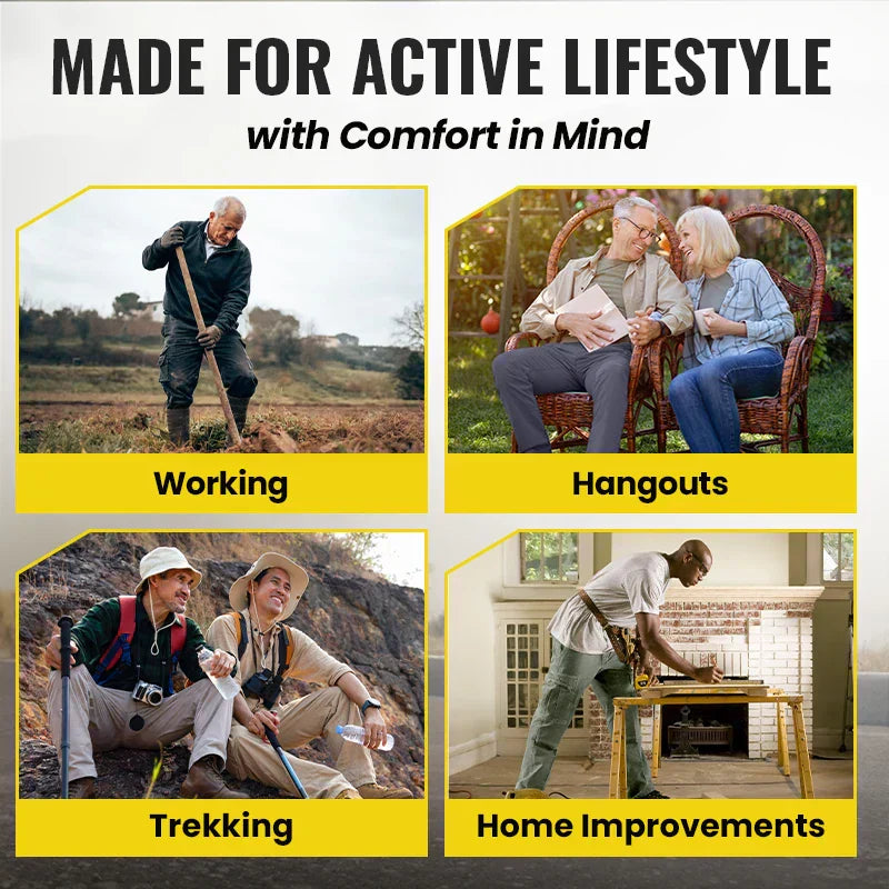 ??Multi-Pocket Durable Ultra Comfort Loose Fit Pants??Perfect combination of utility and comfort??