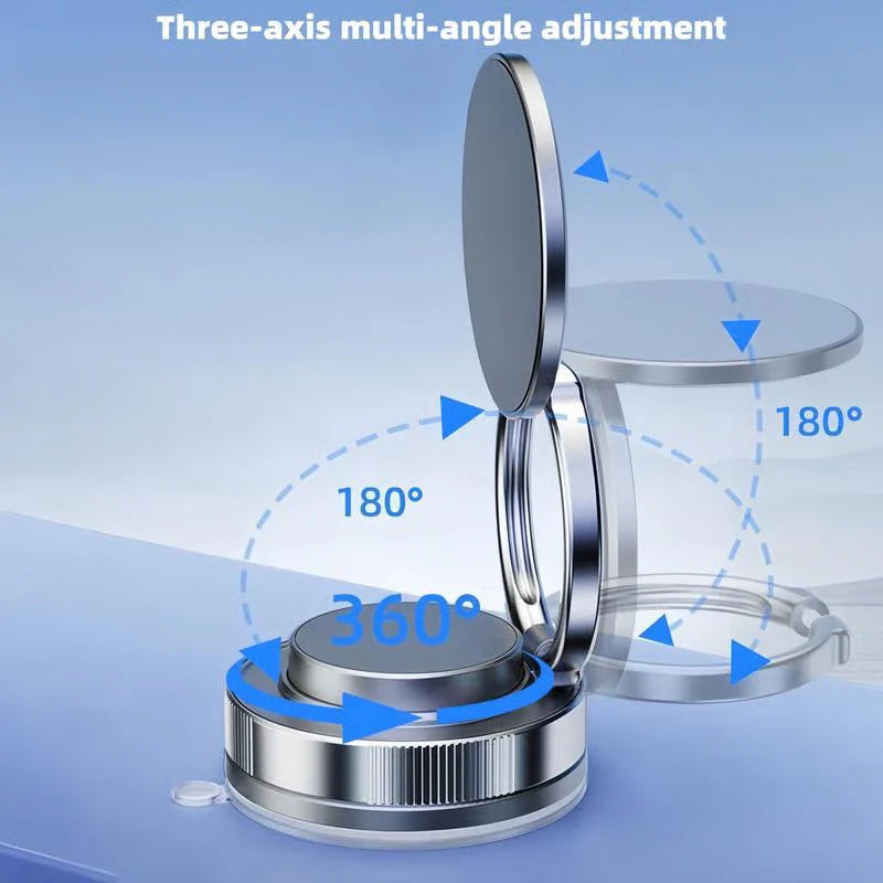 📢🔥🔥Limited 60% discount🔄️360° Adjustable Vacuum Magnetic Phone Holder📱
