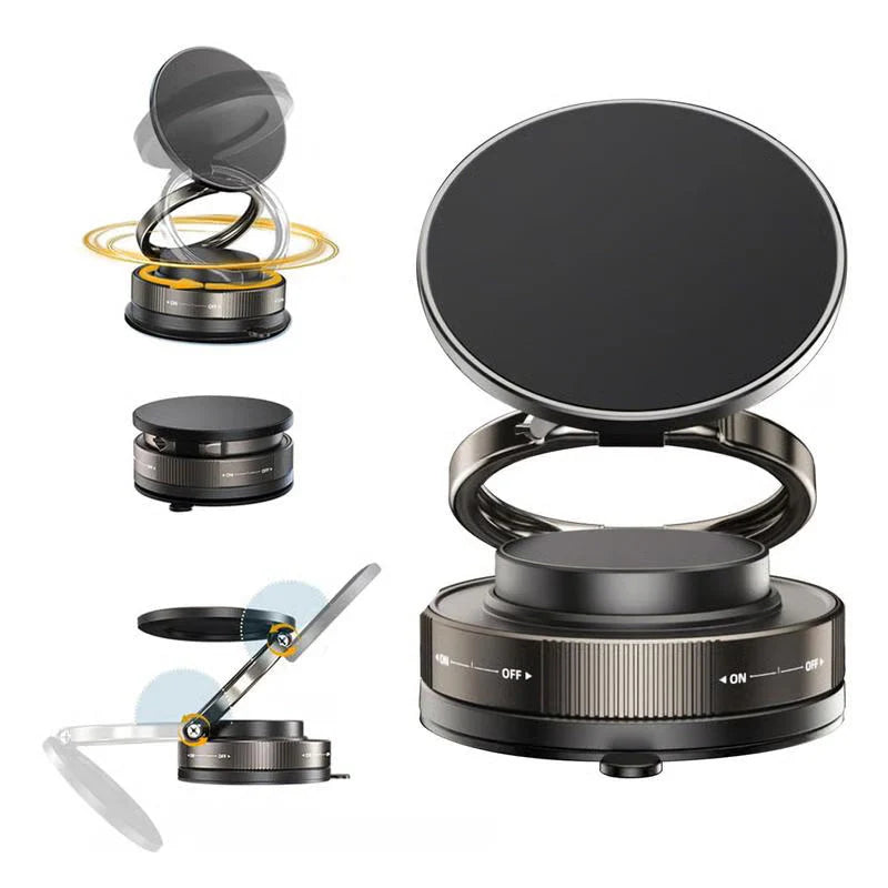 📢🔥🔥Limited 60% discount🔄️360° Adjustable Vacuum Magnetic Phone Holder📱
