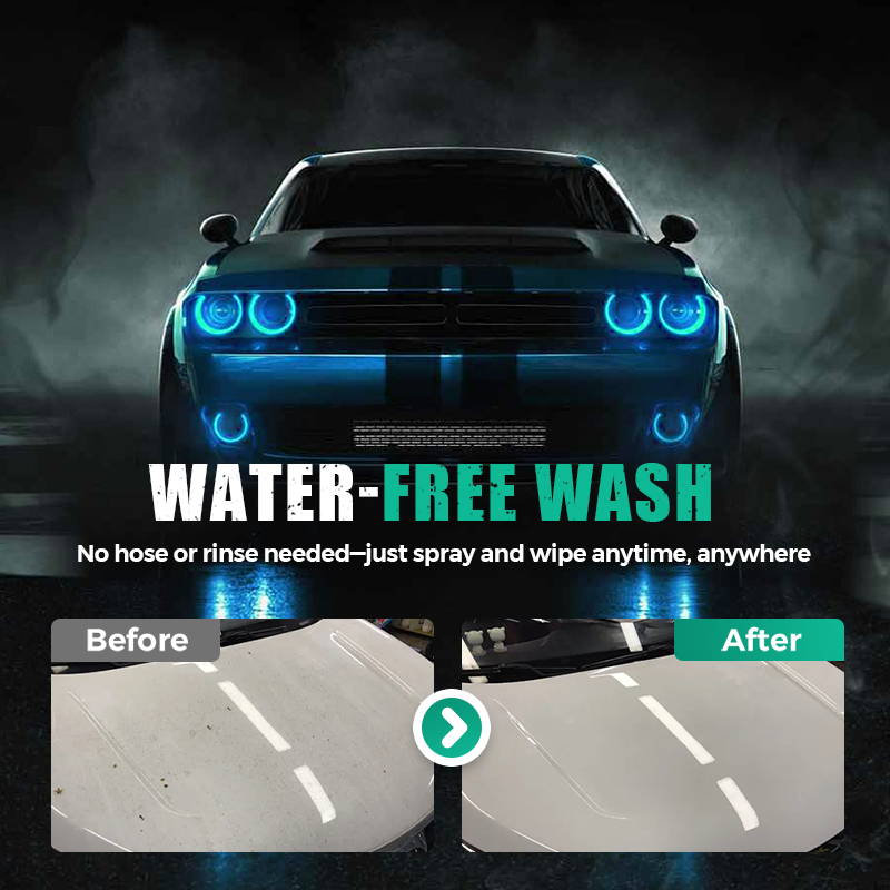 Powerful Waterless Car Wash Solution
