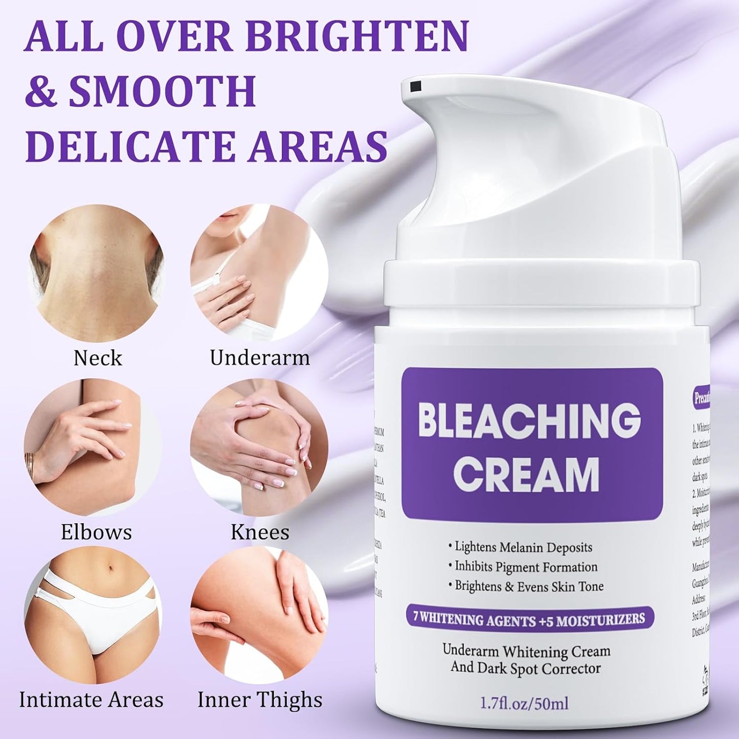 🔥Final 3 Hours: 33% OFF🔥：Dark Spot Remover for Body, Skin Bleaching Cream with Vitamin C for Intimate Areas