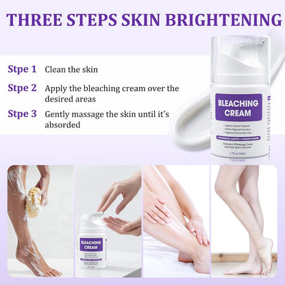 🔥Final 3 Hours: 33% OFF🔥：Dark Spot Remover for Body, Skin Bleaching Cream with Vitamin C for Intimate Areas