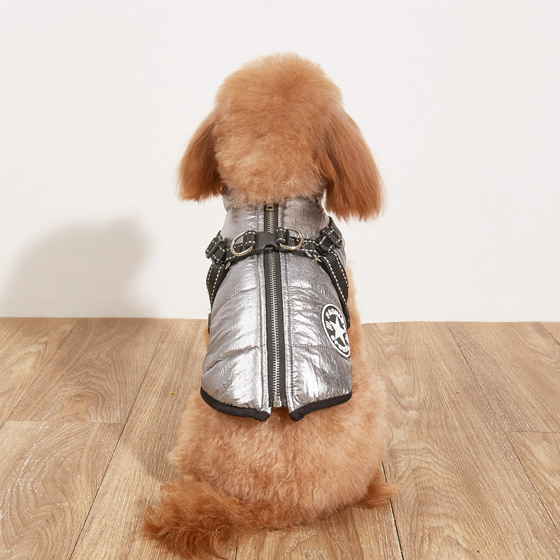 🐕Waterproof Winter Dog Jacket with Built-in Harness