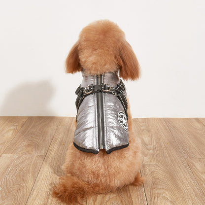🐕Waterproof Winter Dog Jacket with Built-in Harness