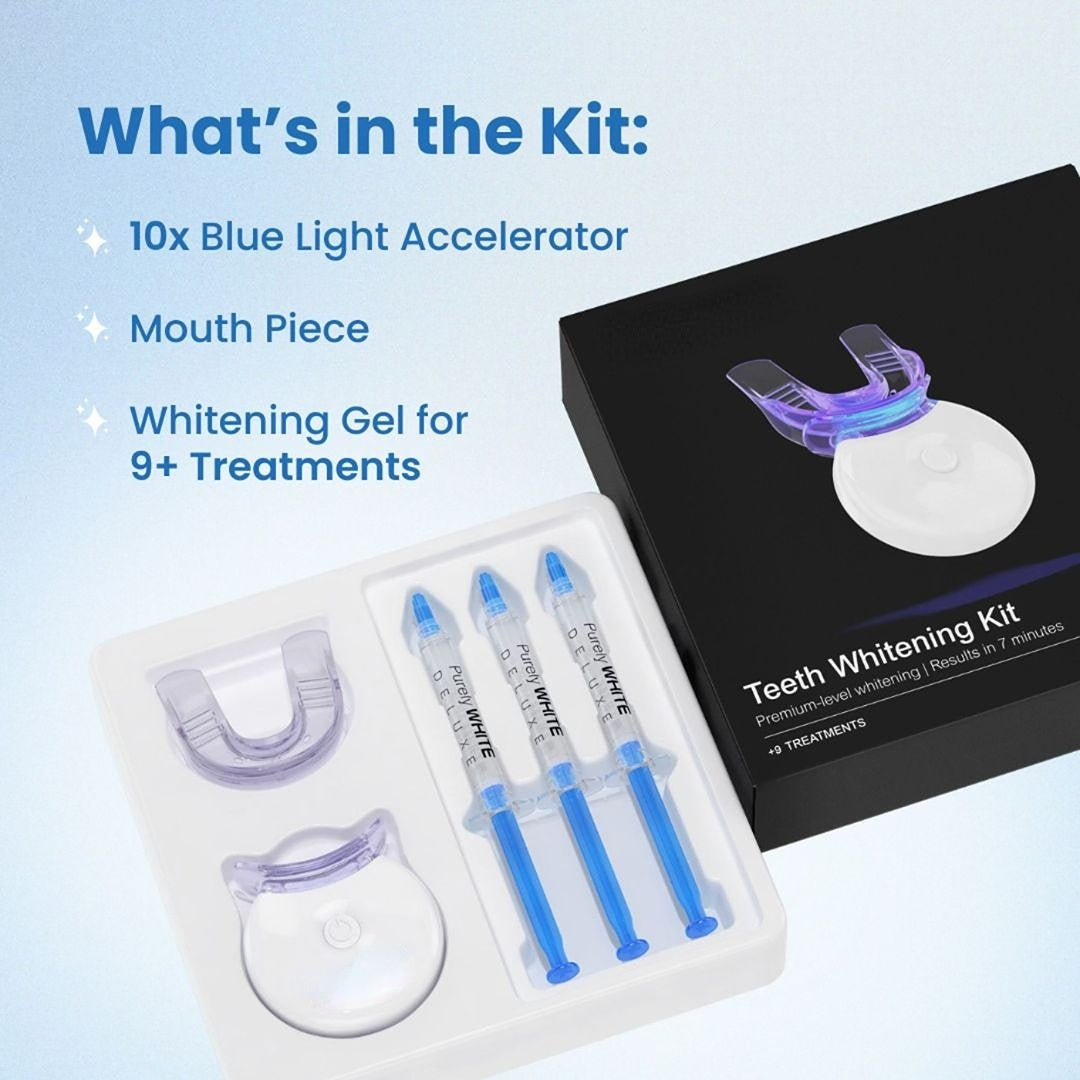 HOT SALE 48% OFF🔥Teeth Whitening Kit | 7-Minute Brilliance! Safely Remove 95%+ Stains, Even 12 - Year - Old Ones!