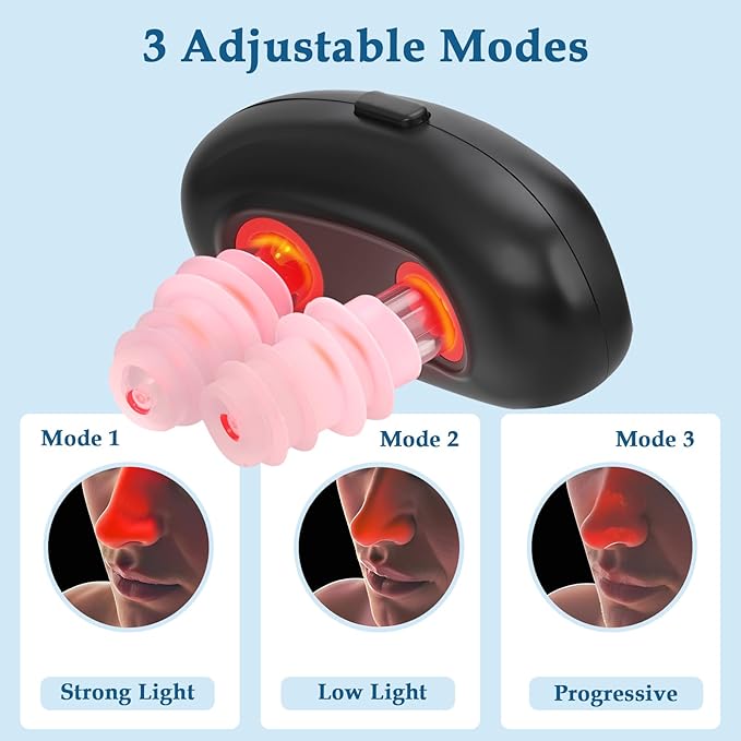 ⏰ HURRY! Flash Sale:Red Light Nasal Therapy Device, Portable Red Light Therapy for Nose