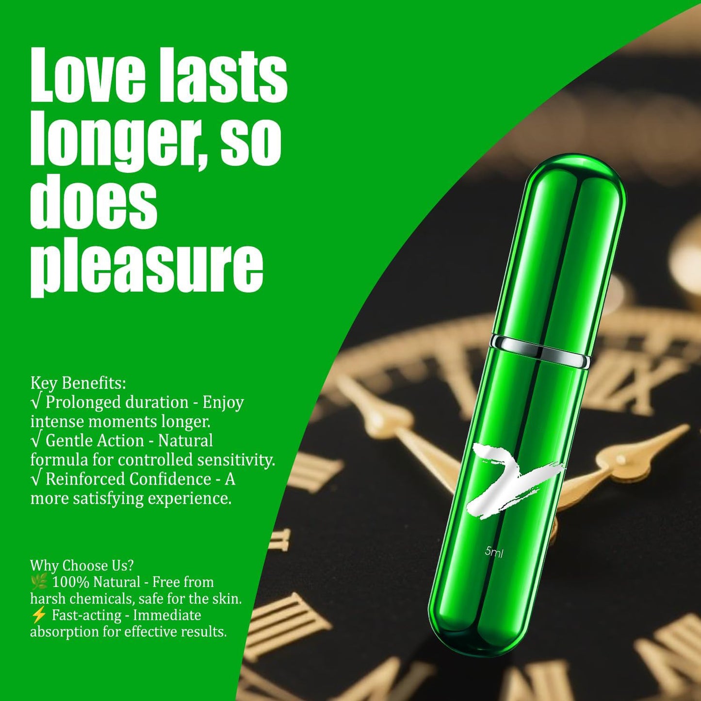 Final 3 Hours: 60% OFF🔥Longer, Better Intimacy—Natural, Safe, & Refreshingly Effective Delay Spray