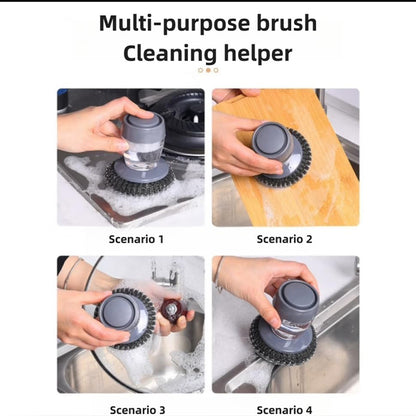 🔥🔥🔥45% off hot selling products🌸 Kitchen Soap Press Dispensing Palm Brush👍👍👍