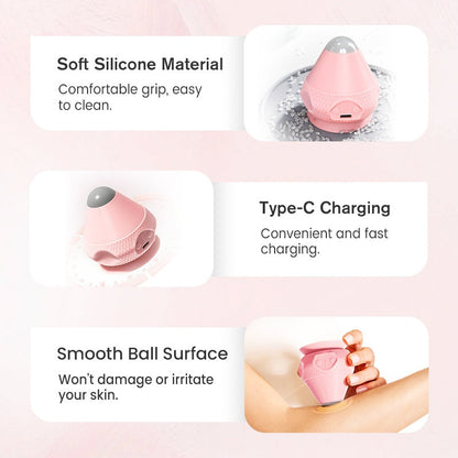 Electric Adsorption Type Vibrating Hot Compress Fascia Ball Massager