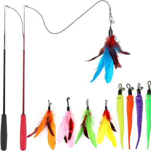 📣♨️🐱Best Seller❗ Feather Interactive Cat Toy🐱