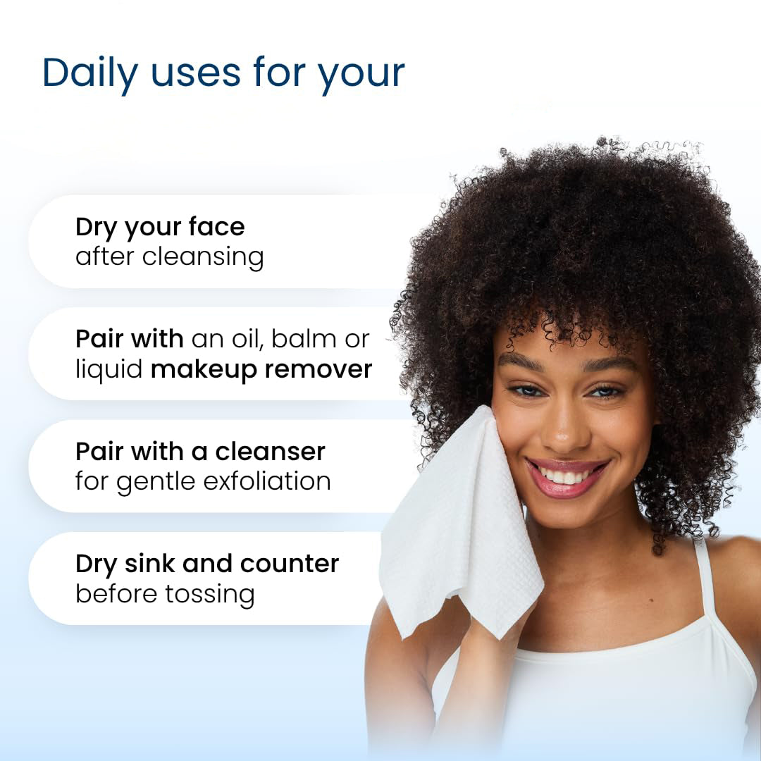 HOT SALE 50% OFF🔥50 Sterile Towels Clinically Proven to Reduce Redness, 100% Vegan & Cruelty-Free，FSC Certified Fibers.