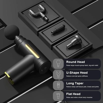 Small Gun, Big Relief! This portable mini massage gun is your on-the-go savior—zaps muscle soreness fast, fits right in your bag. Perfect for post-workout or desk breaks, grab yours today! 💪👜🔥