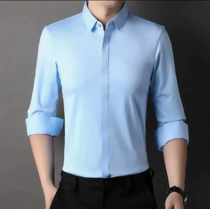 ??Men's Wrinkle-Free Button-Down Shirt