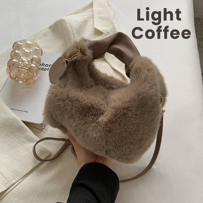 Best Gift For Her - New Fashion Trend Multifunctional Skin-Friendly Faux Fur Bag