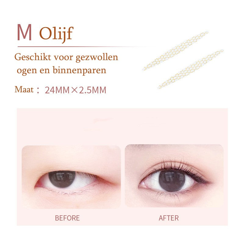 Simulated invisible double eyelid tapes stickers
