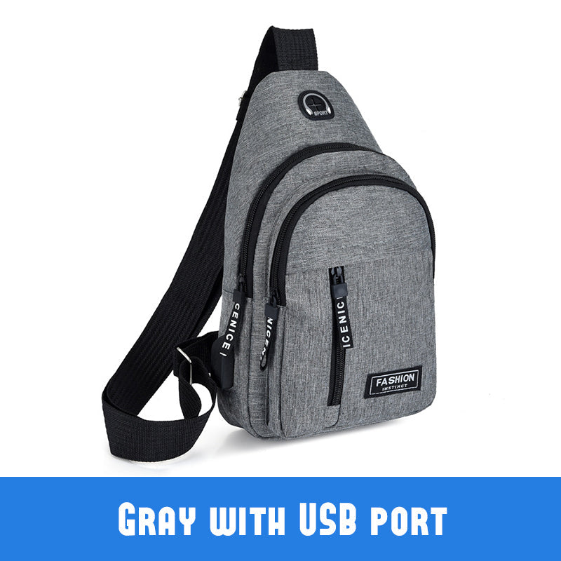 🔥Up to 40% off🔥Sling Bag with USB Port