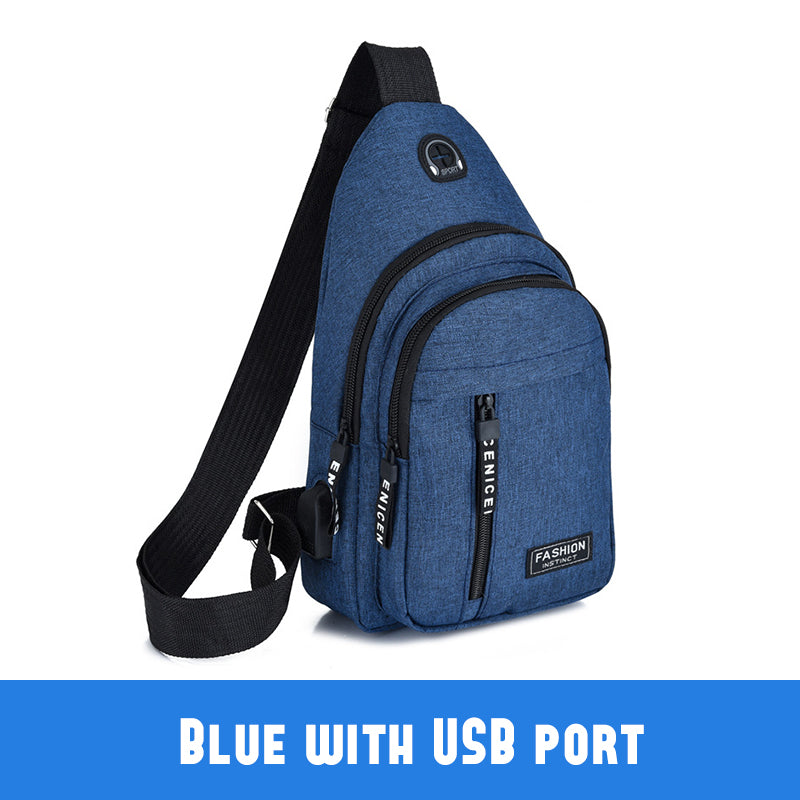 🔥Up to 40% off🔥Sling Bag with USB Port