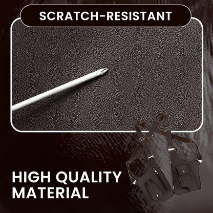 Double shoulder strap multi-pocket outdoor anti-theft tactical bag