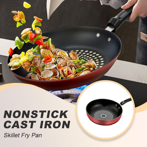 Cast Iron Nonstick Skillet Fry Pan