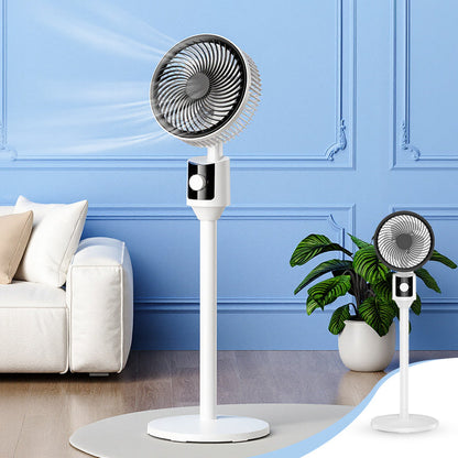 USB Powered Height Adjustable Standing Oscillating Electric Fan