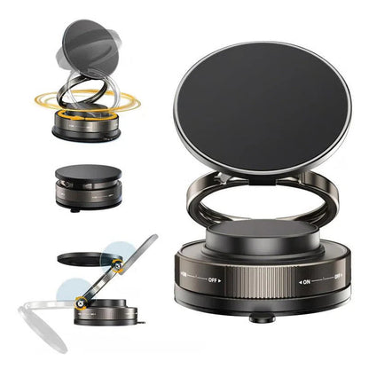 📢🔥🔥Limited 60% discount🔄️360° Adjustable Vacuum Magnetic Phone Holder📱