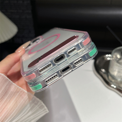 Transparent Phone Case with Kickstand for iPhone